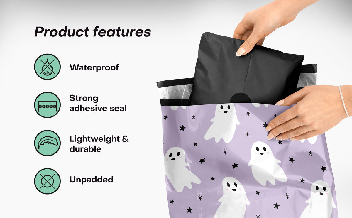 Ghost Polymailers 10x13