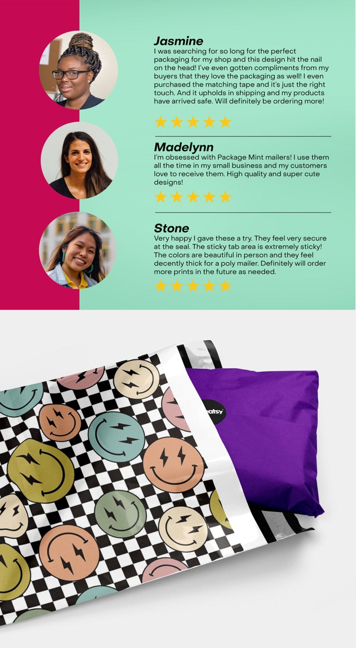 Smiles Polymailers 10x13&quot;