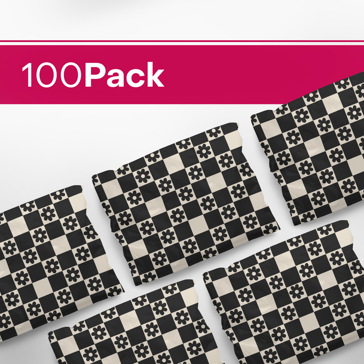 Daisy Check Poly Mailers 10x13