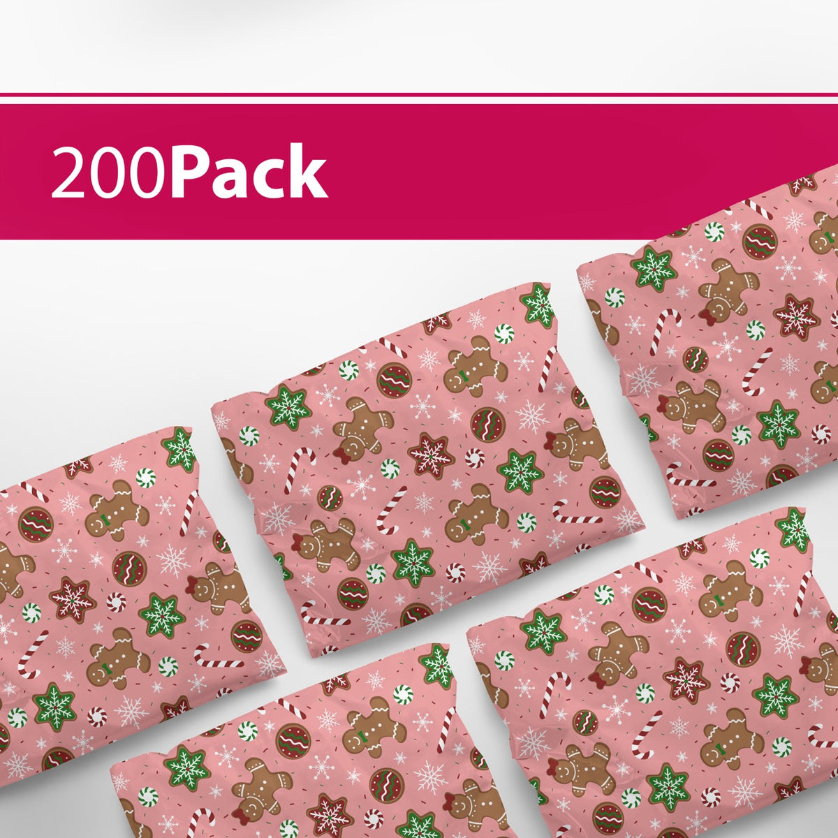 Baking Spirits Bright 6x9 Poly Mailers