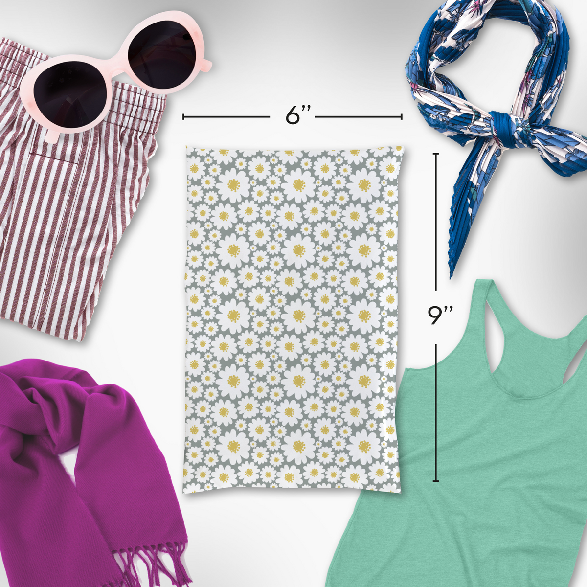 Daisy Flower Polymailers 6x9 - 100 pack