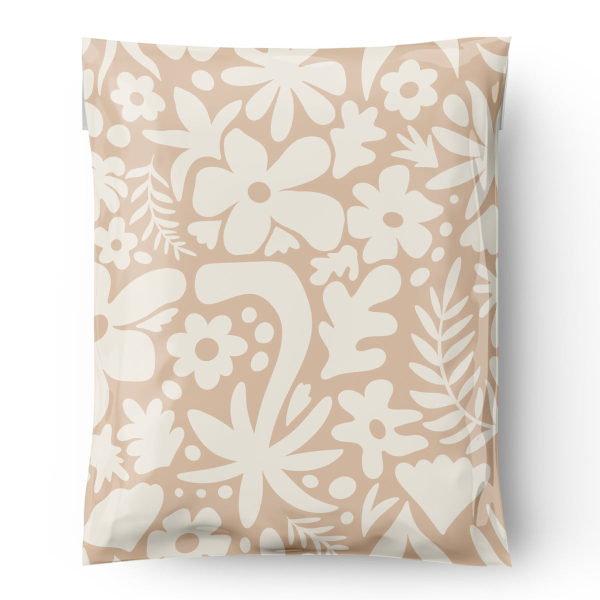 Package Mint Poly Mailers 10x13 - 100 Pack Boho Tropical Design Poly Mailers Shipping Bags - Waterproof, Tear-Resistant, Self-Adhesive Seal - Decorative Mailing Bags for Clothes, Accessories