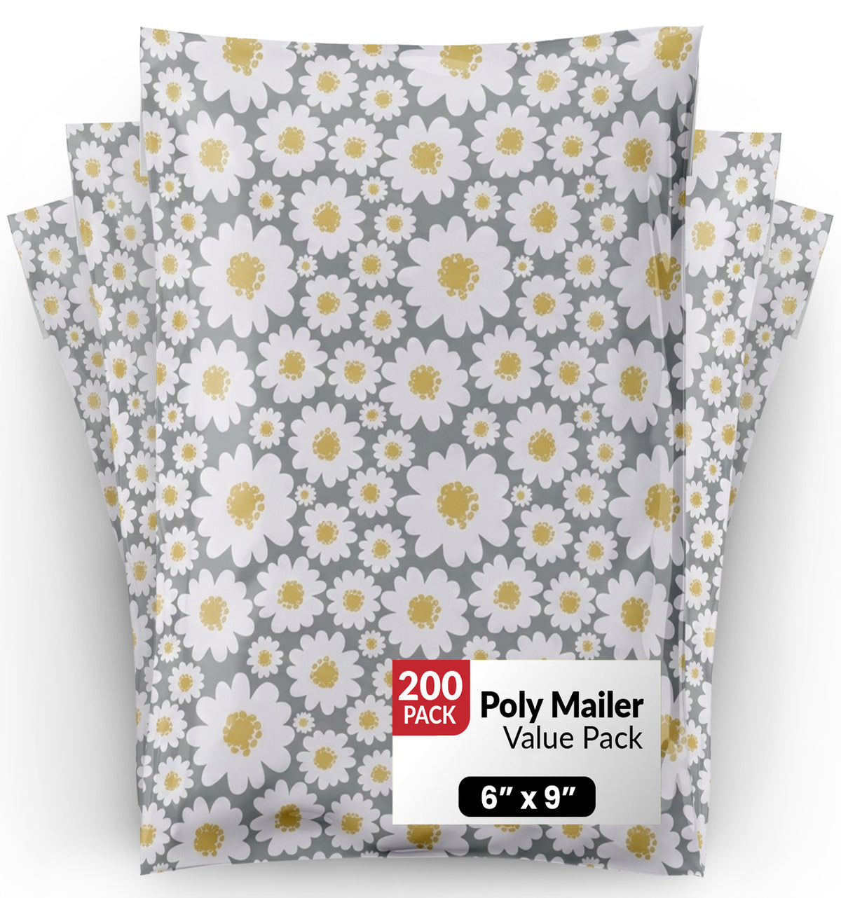 Daisy Flower Polymailers 6"x9"