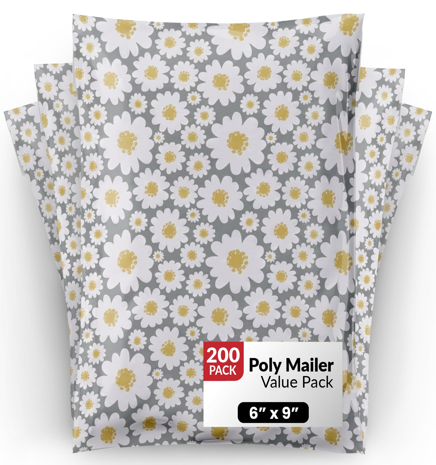 Daisy Flower Polymailers 6"x9"