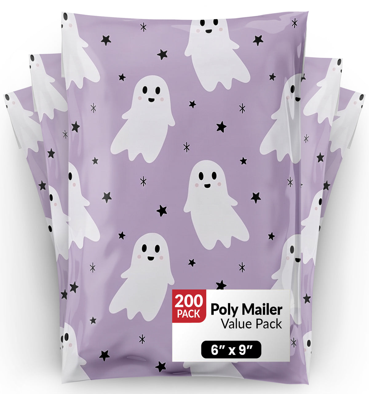 Ghost Polymailers 6x9 - 200 pack