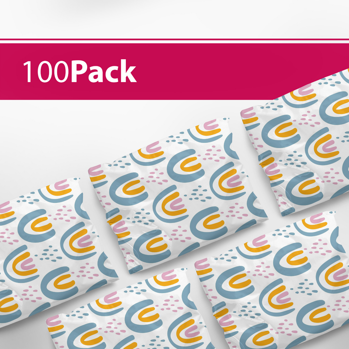 Boho Rainbow Polymailers 6x9 - 100 pack