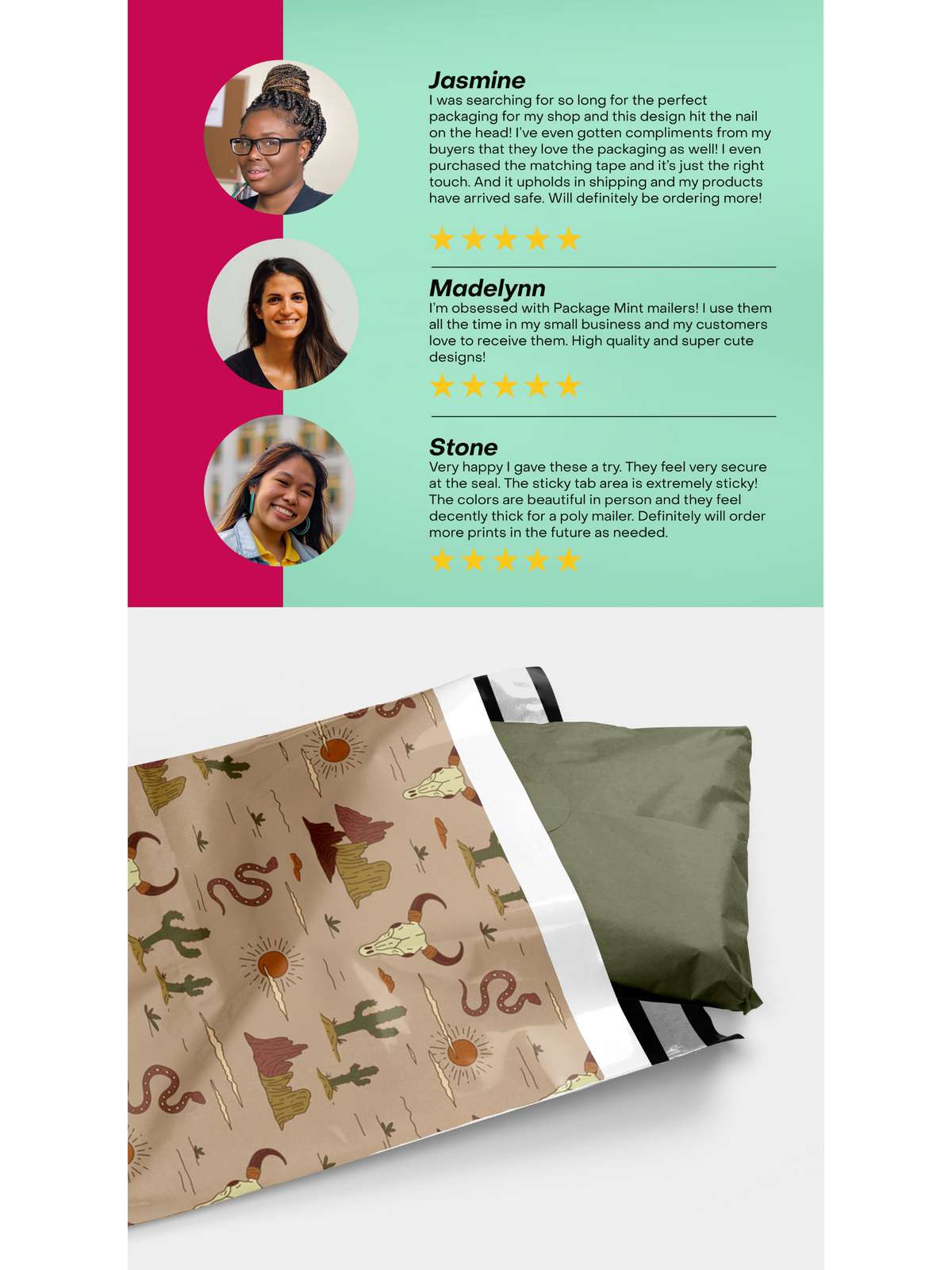 Wild West Polymailers 6&quot;x9&quot;