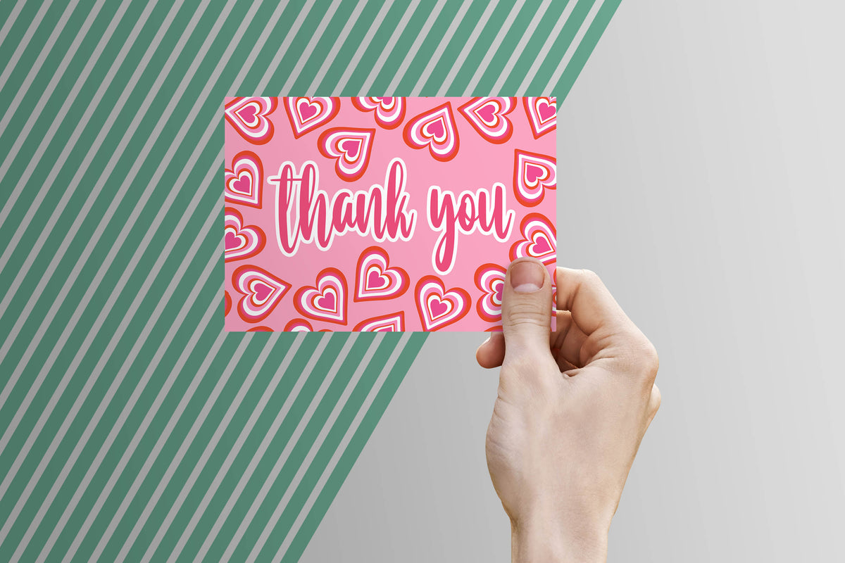 Thank You Card Template - Digital Download