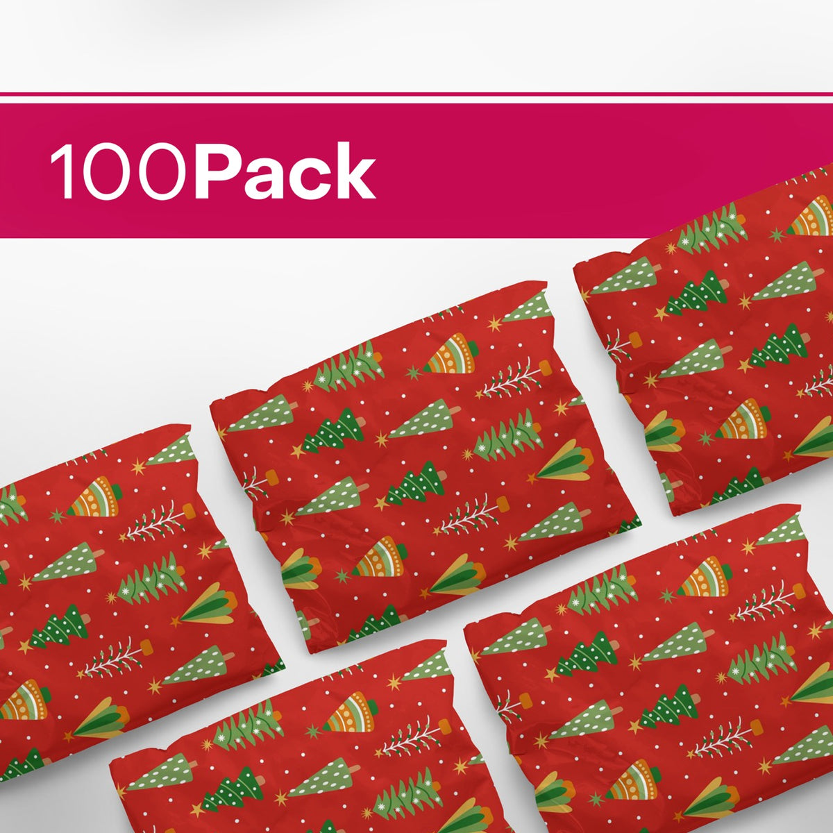 Holiday Trees 10x13 Poly Mailers