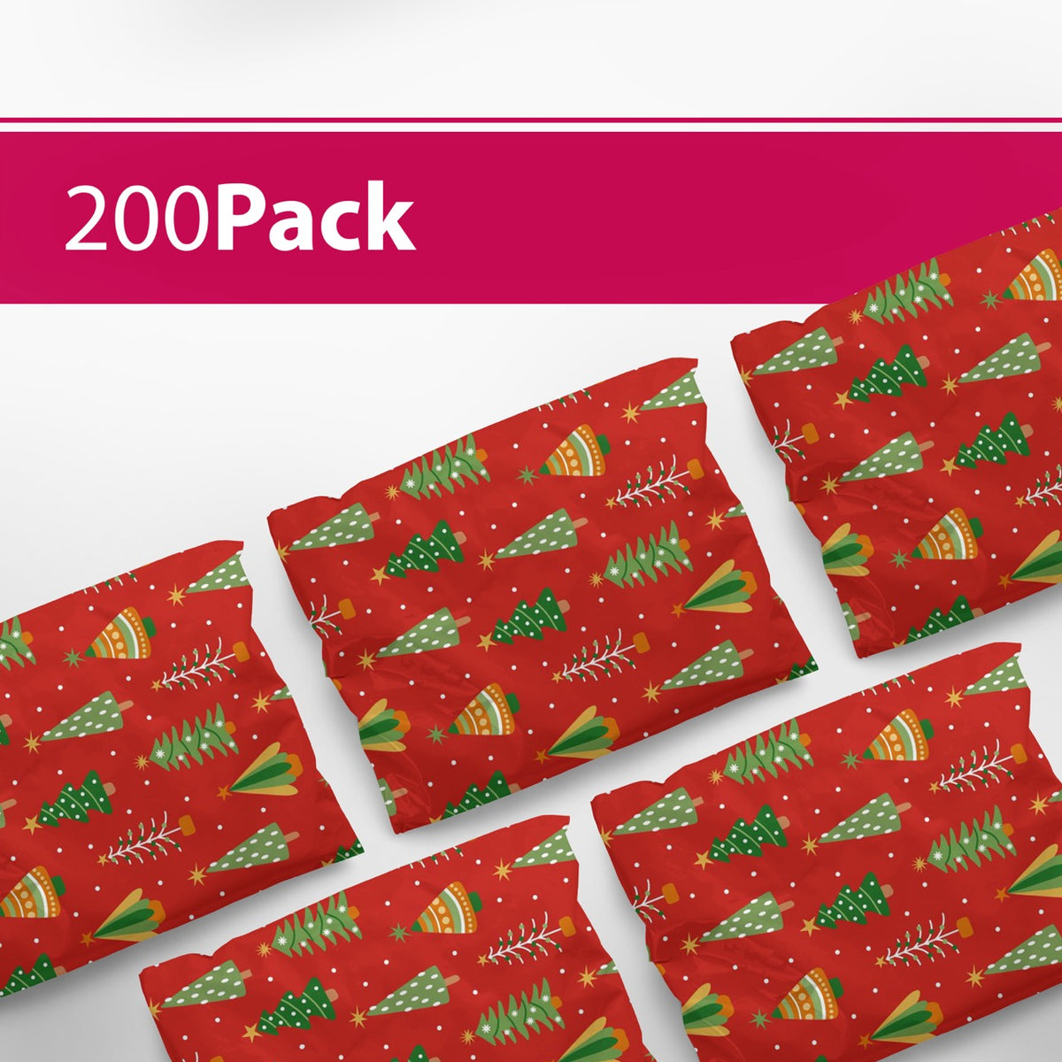 Holiday Trees 6x9 Poly Mailers