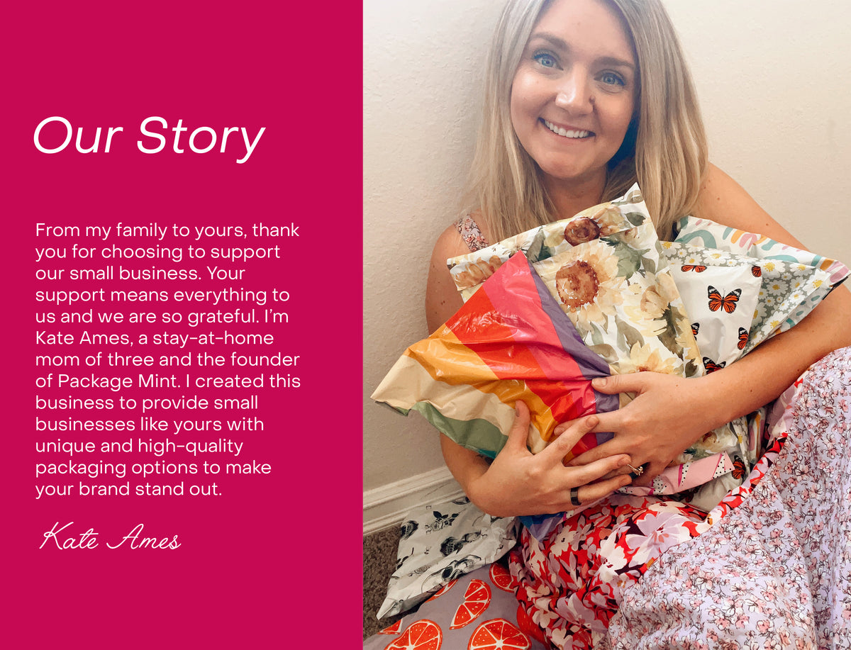 Mushroom Poly Mailers 10x13