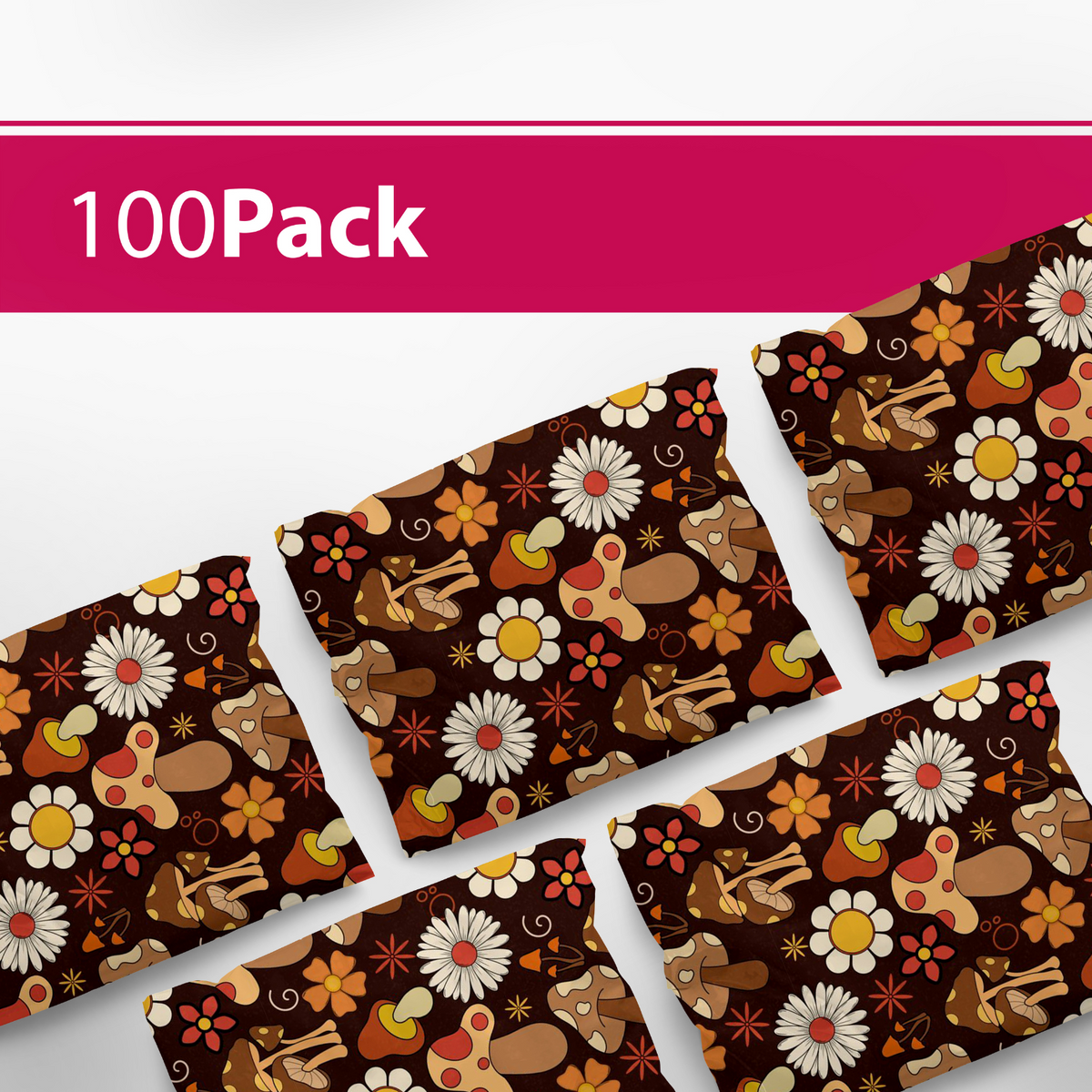 Mushroom Polymailers 6x9 - 100 pack