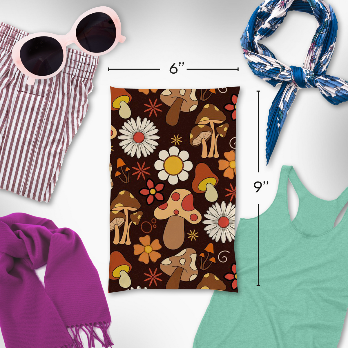 Mushroom Polymailers 6x9 - 100 pack