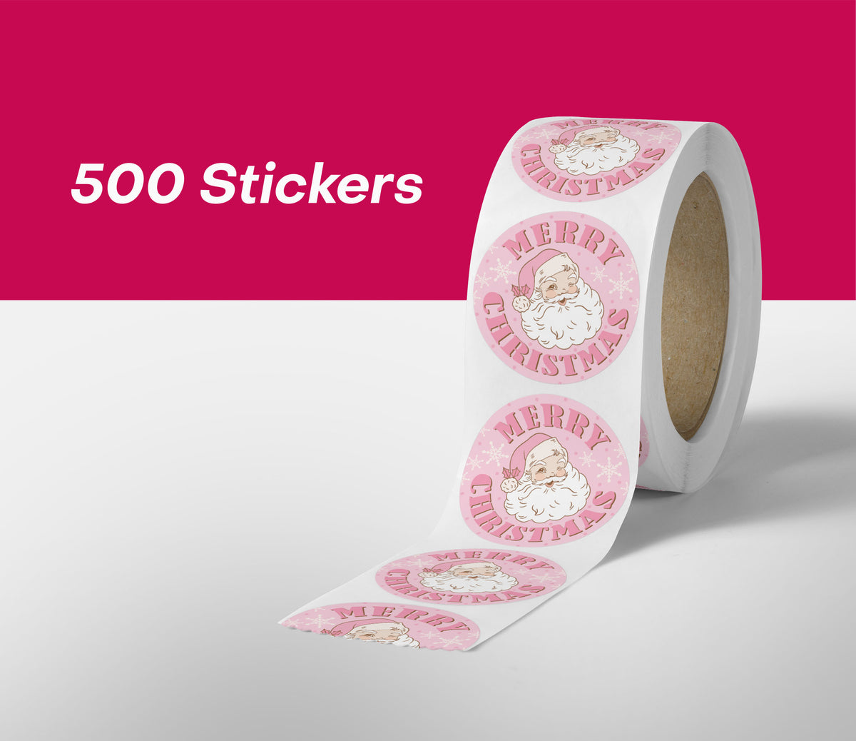 Santa Thank You Stickers - 500 Count