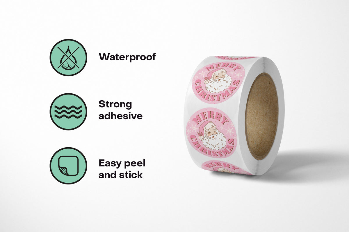 Santa Thank You Stickers - 500 Count