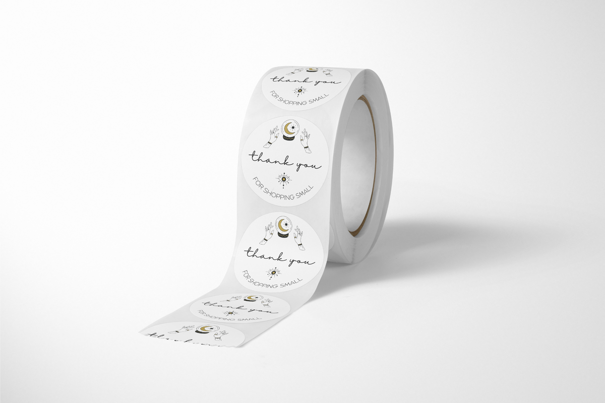 Celestial Magic Thank You Stickers - 500 Count