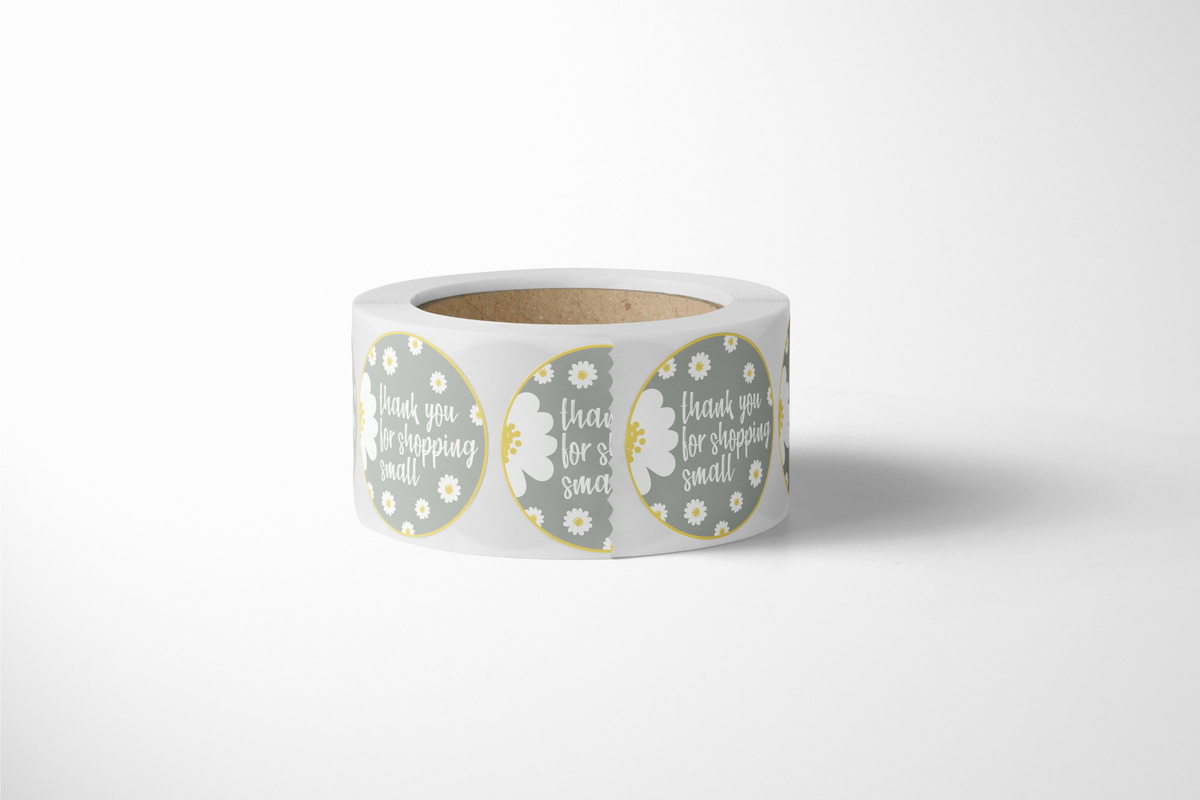 Daisy Thank You Stickers - 500 Count