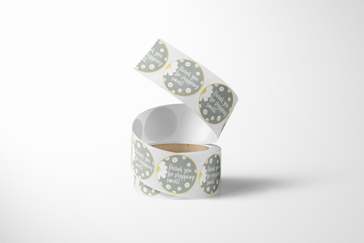 Daisy Thank You Stickers - 500 Count