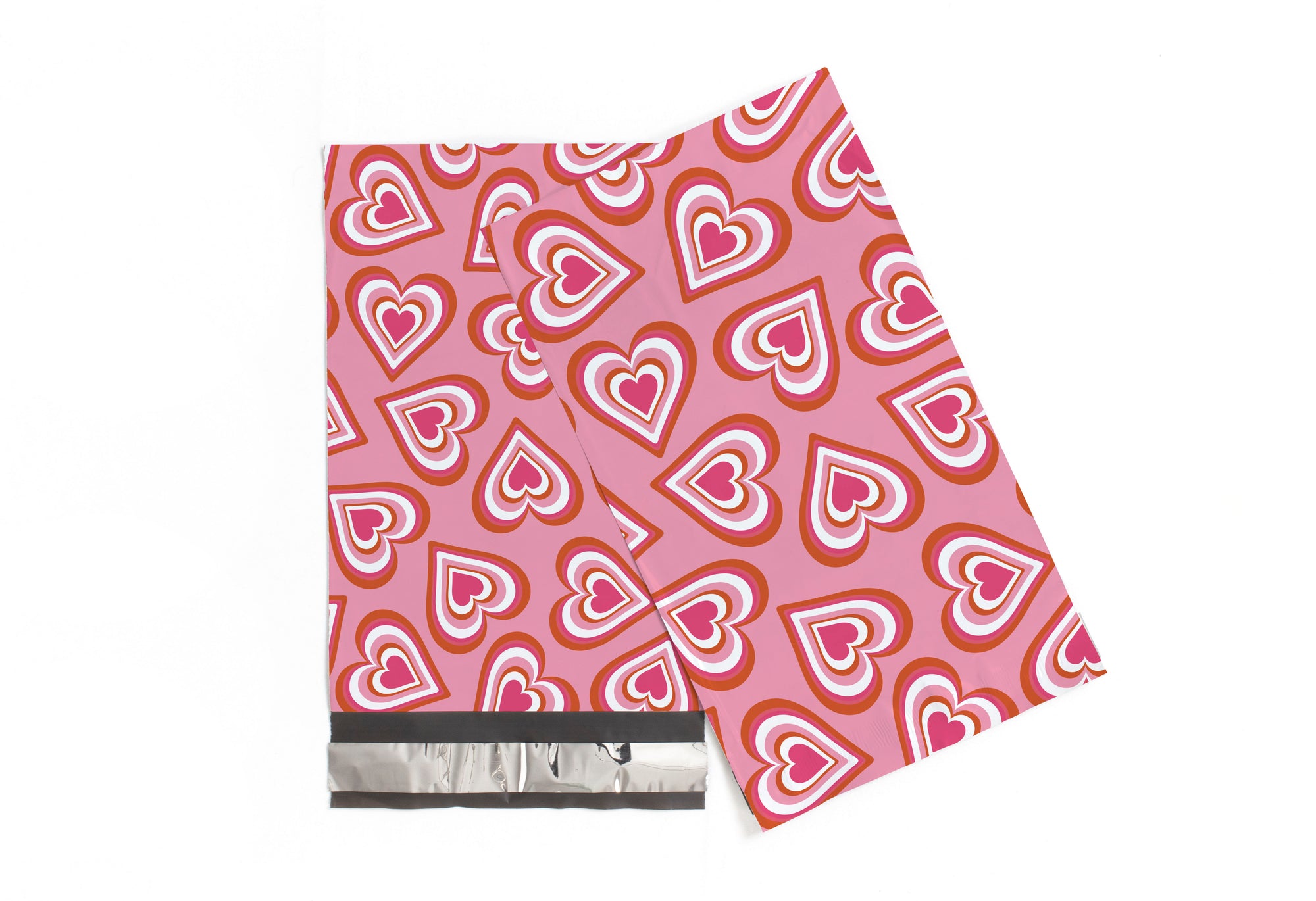 Hearts Poly Mailers 6x9 - 100 pack