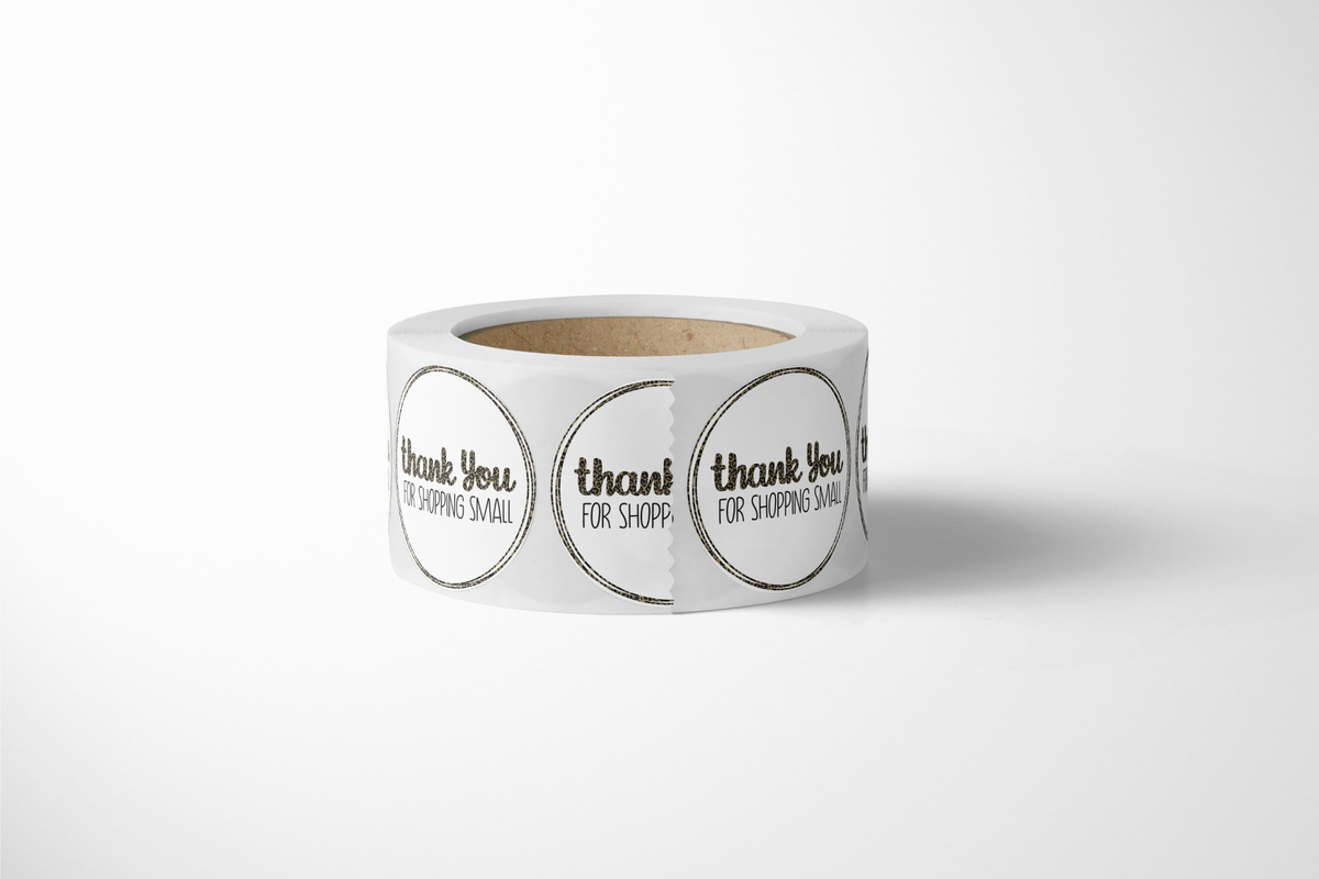 Leopard Print Thank You Stickers - 500 Count