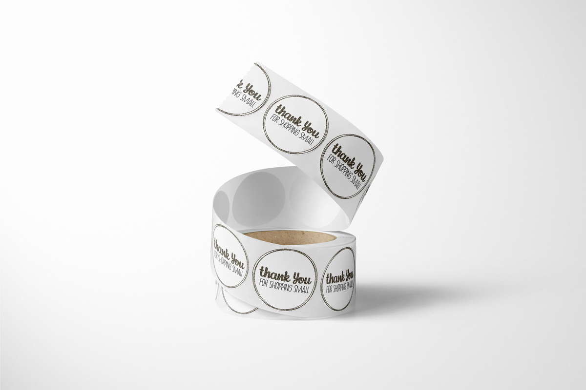 Leopard Print Thank You Stickers - 500 Count