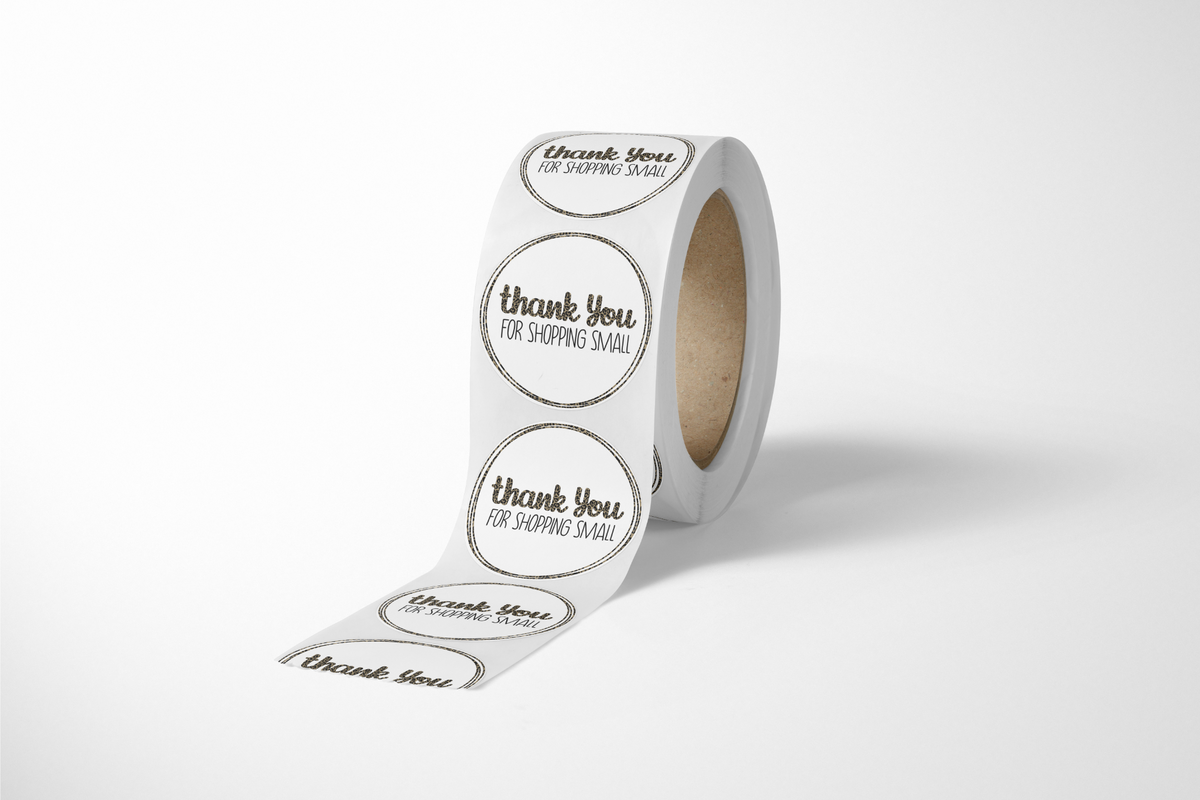 Leopard Print Thank You Stickers - 500 Count