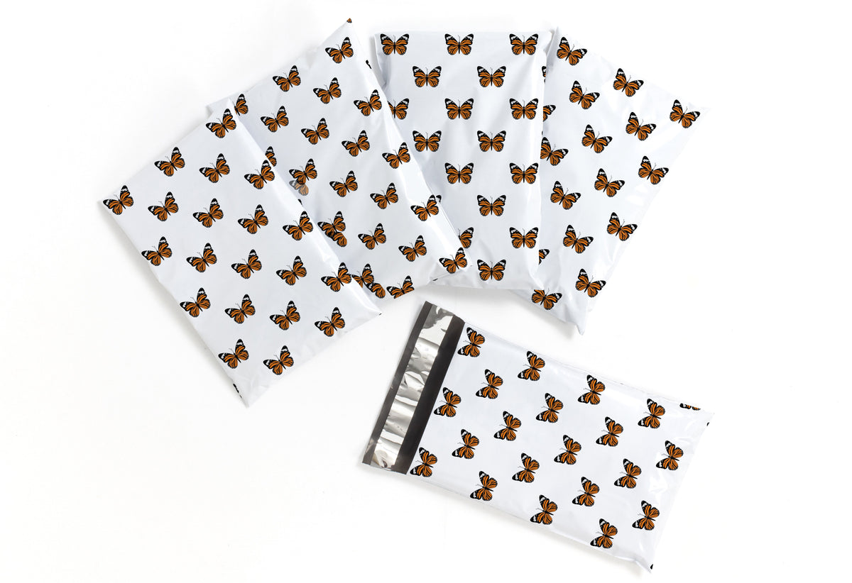 Monarch Butterfly Polymailers 6&quot;x9&quot;