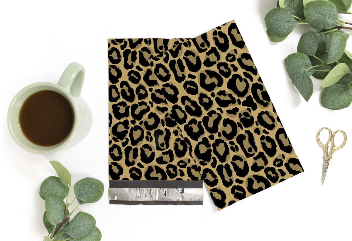 Leopard Print Polymailers 6&quot;x9&quot;