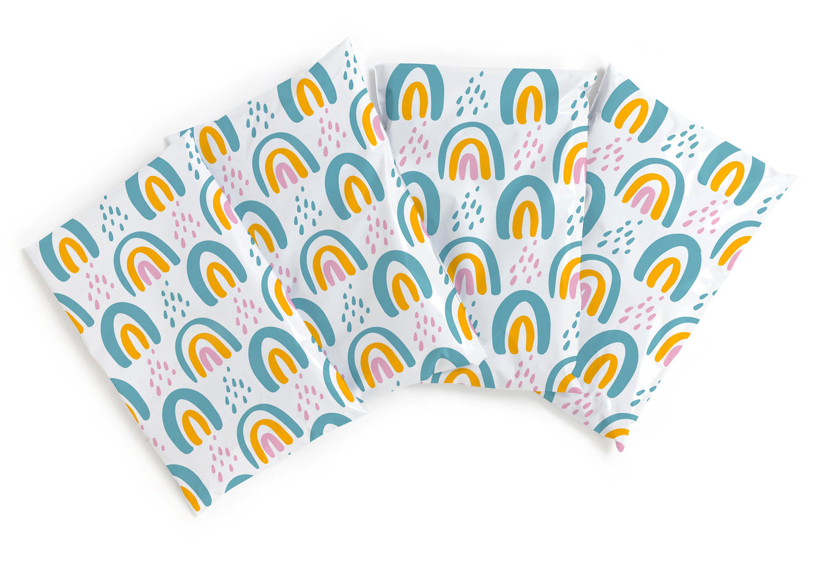 Boho Rainbow Polymailers 6&quot;x9&quot;