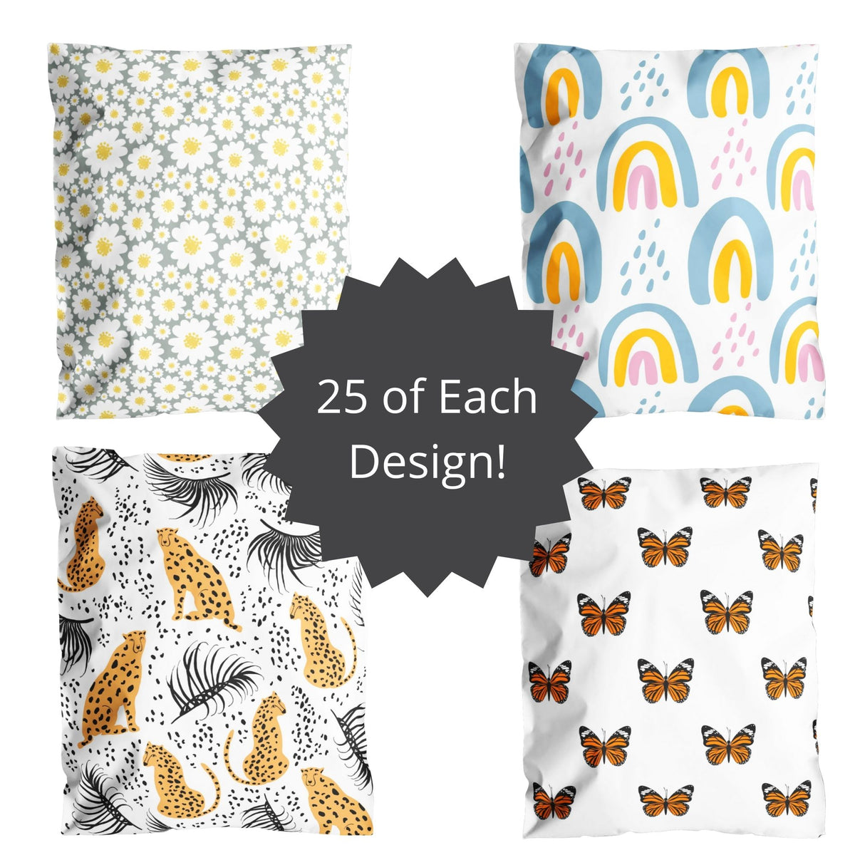 Package Mint Polymailer Variety Pack 10&quot;x13&quot;- 100 Count