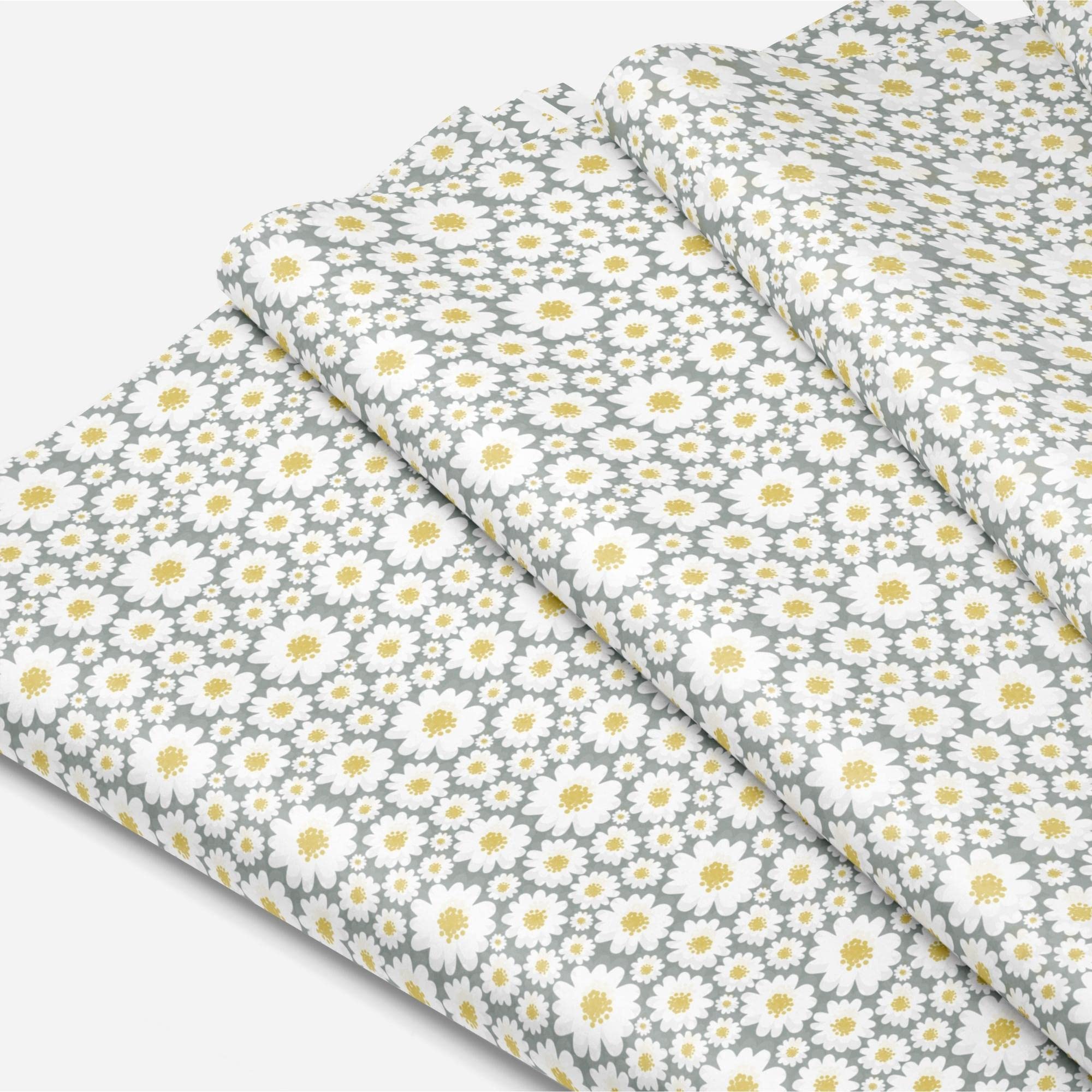 Daisy Floral Tissue Paper (100 Sheets, 20x30 inch)