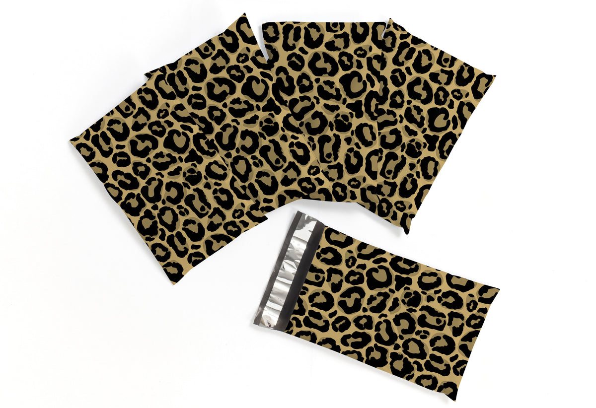 Leopard Print Polymailers 6&quot;x9&quot;