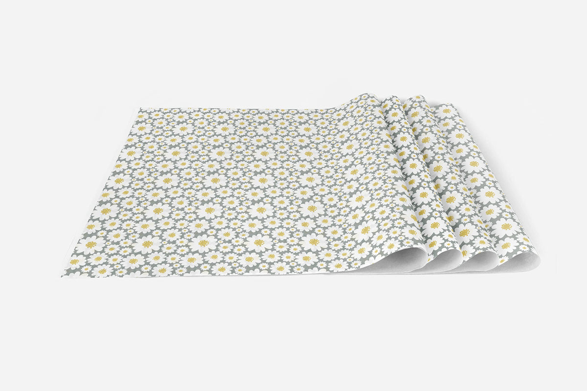 Daisy Floral Tissue Paper (100 Sheets, 20x30 inch)