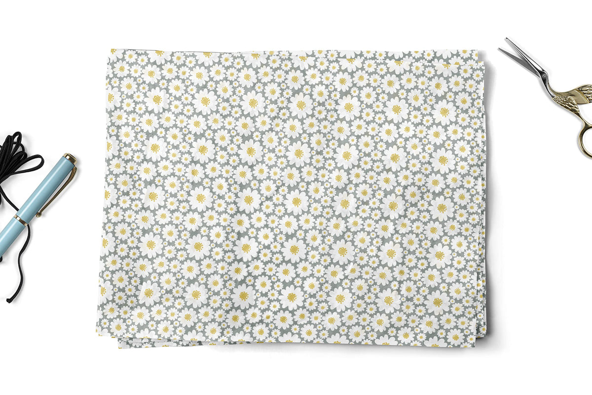 Daisy Floral Tissue Paper (100 Sheets, 20x30 inch)
