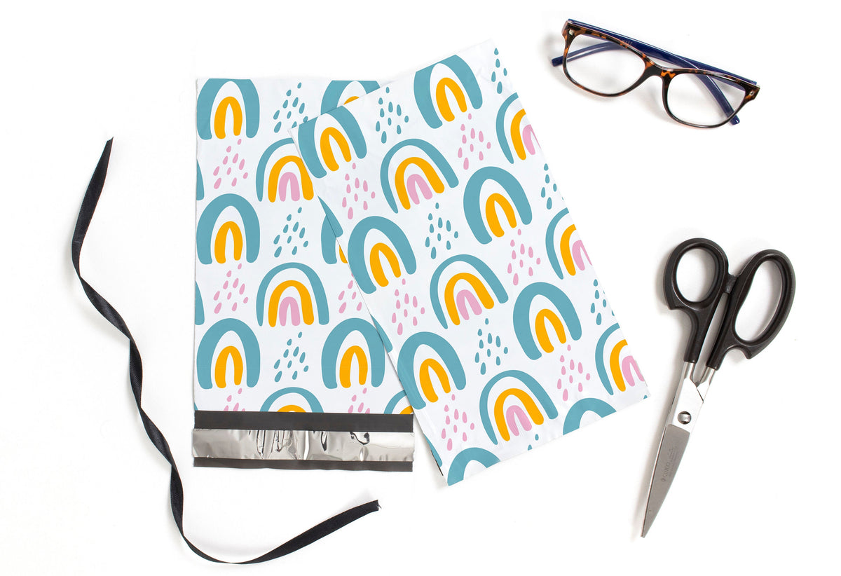 Boho Rainbow Polymailers 6&quot;x9&quot;