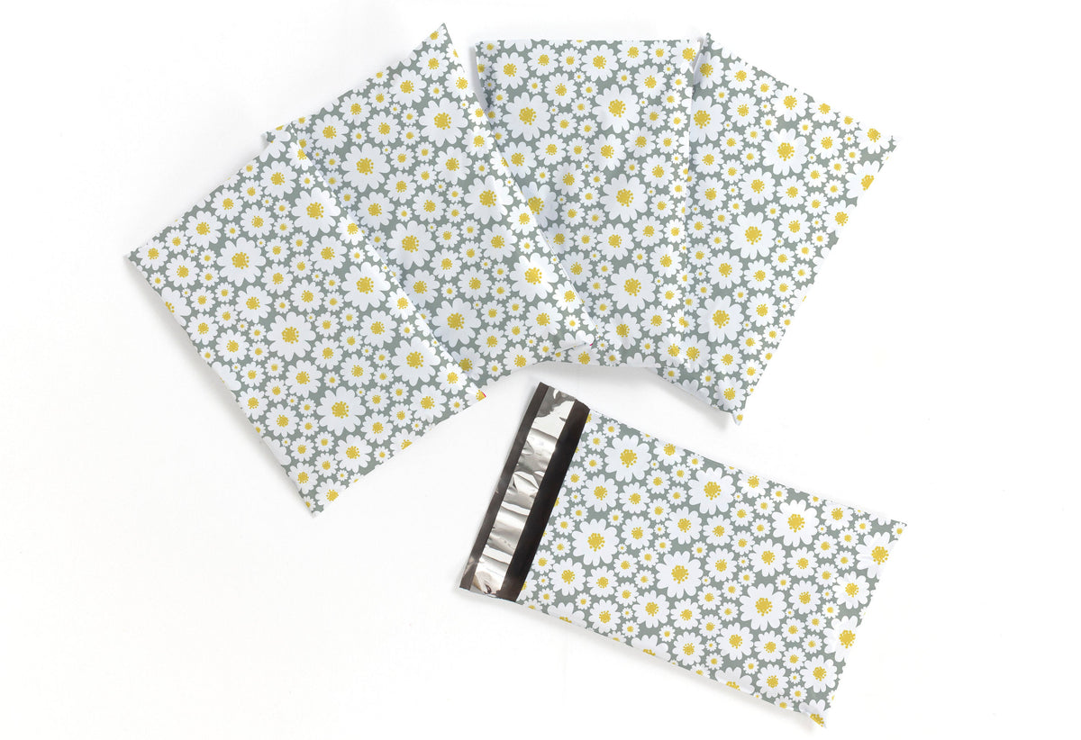 Daisy Flower Polymailers 6&quot;x9&quot;