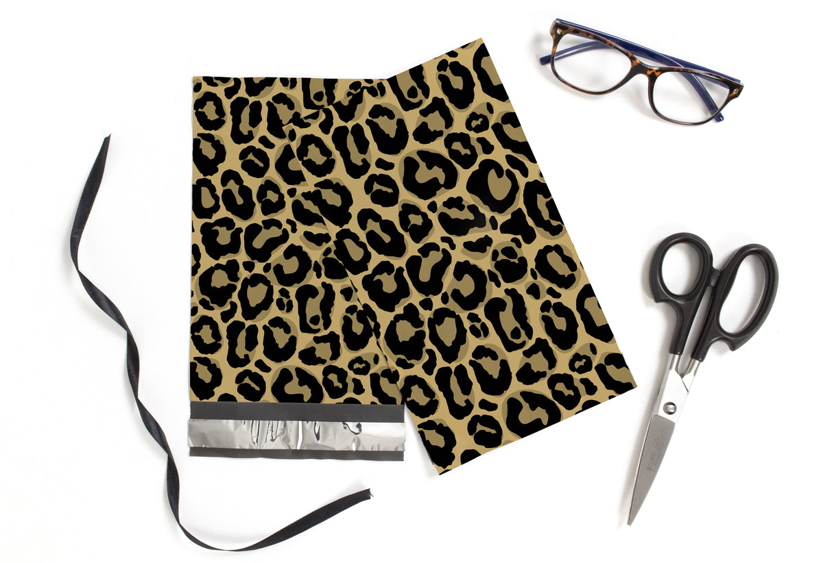 Leopard Print Polymailers 6&quot;x9&quot;