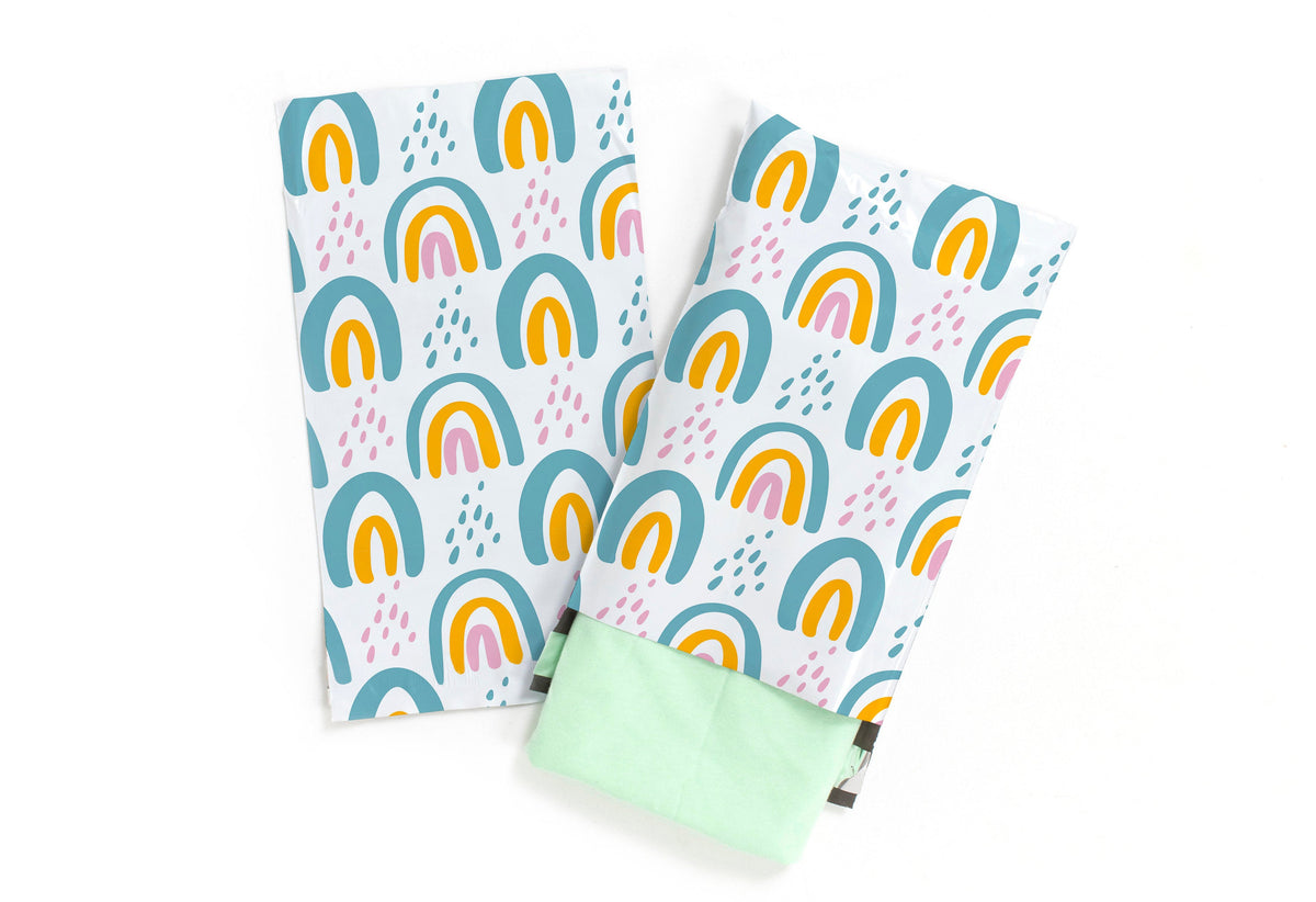 Boho Rainbow Polymailers 6&quot;x9&quot;