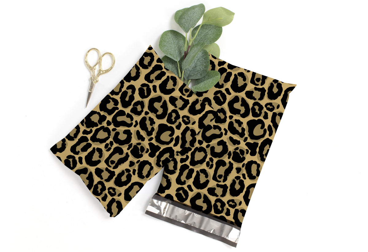 Leopard Print Polymailers 6&quot;x9&quot;