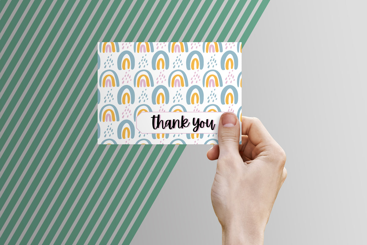 Thank You Card Template - Digital Download