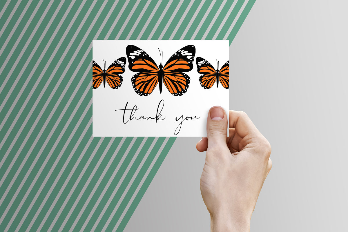 Thank You Card Template - Digital Download