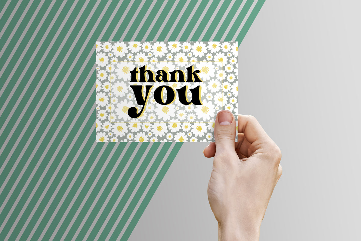 Thank You Card Template - Digital Download