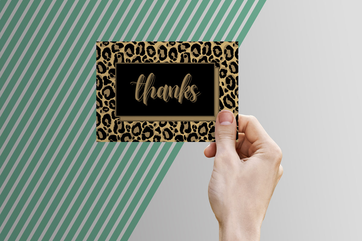 Thank You Card Template - Digital Download