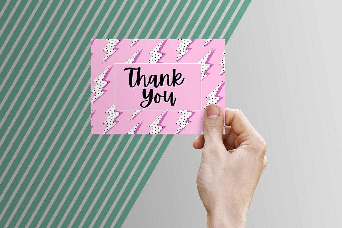 Thank You Card Template - Digital Download