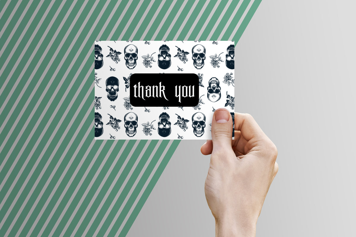 Thank You Card Template - Digital Download