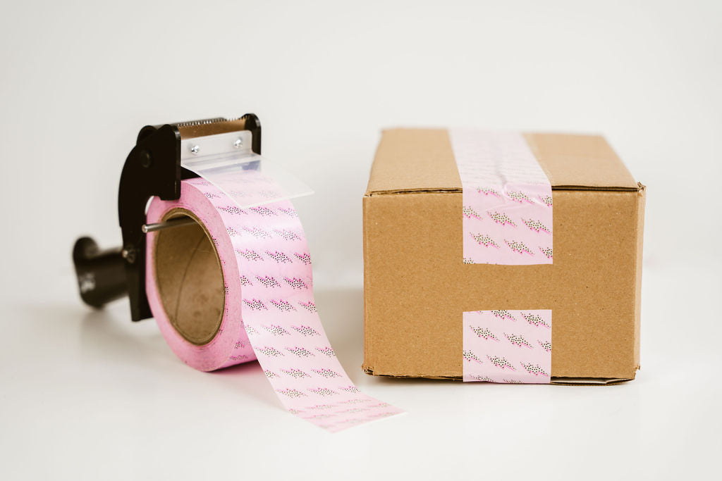Lightning Bolt Print Packaging Tape 2&quot;
