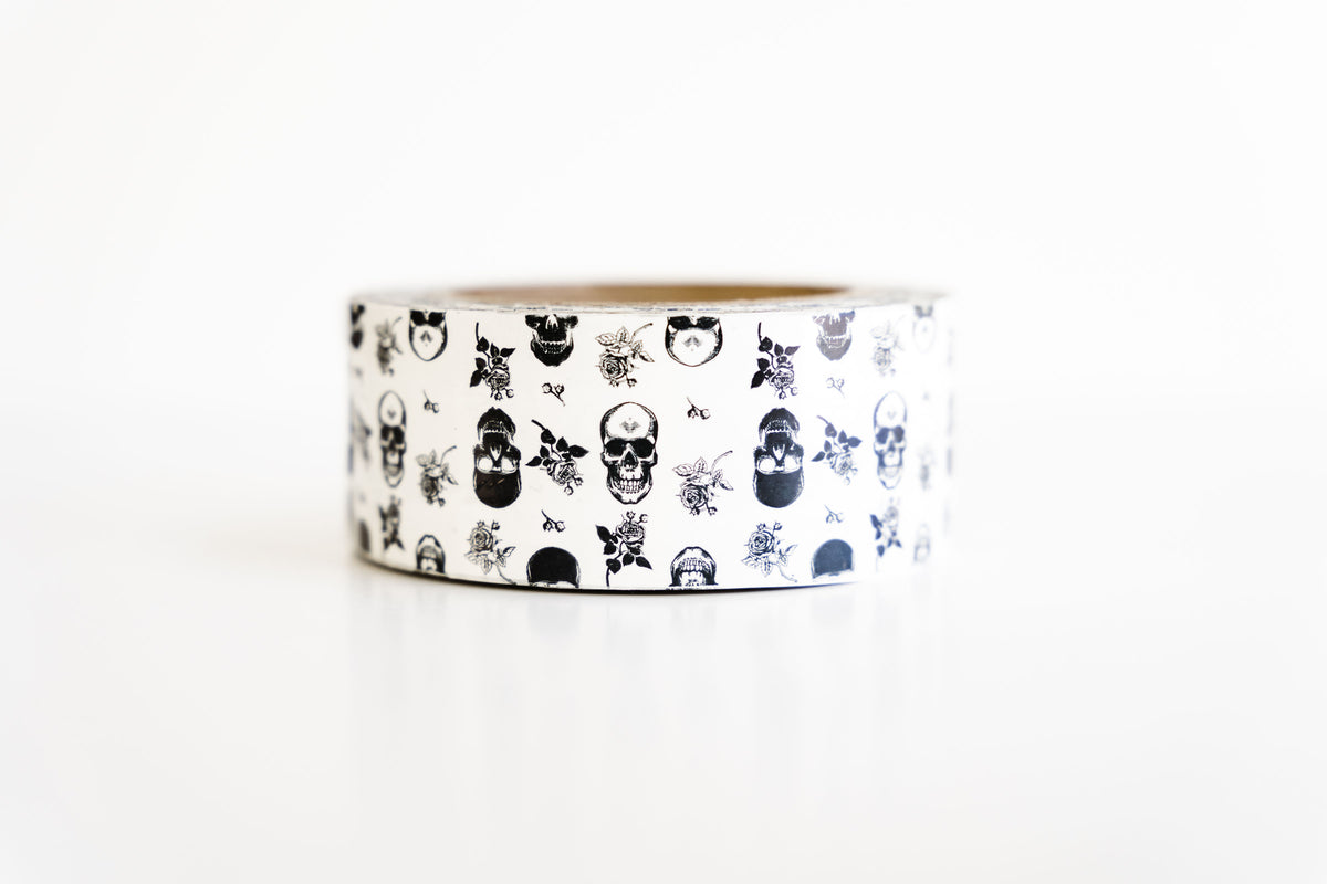 Skull Rose Packaging Tape 2&quot;