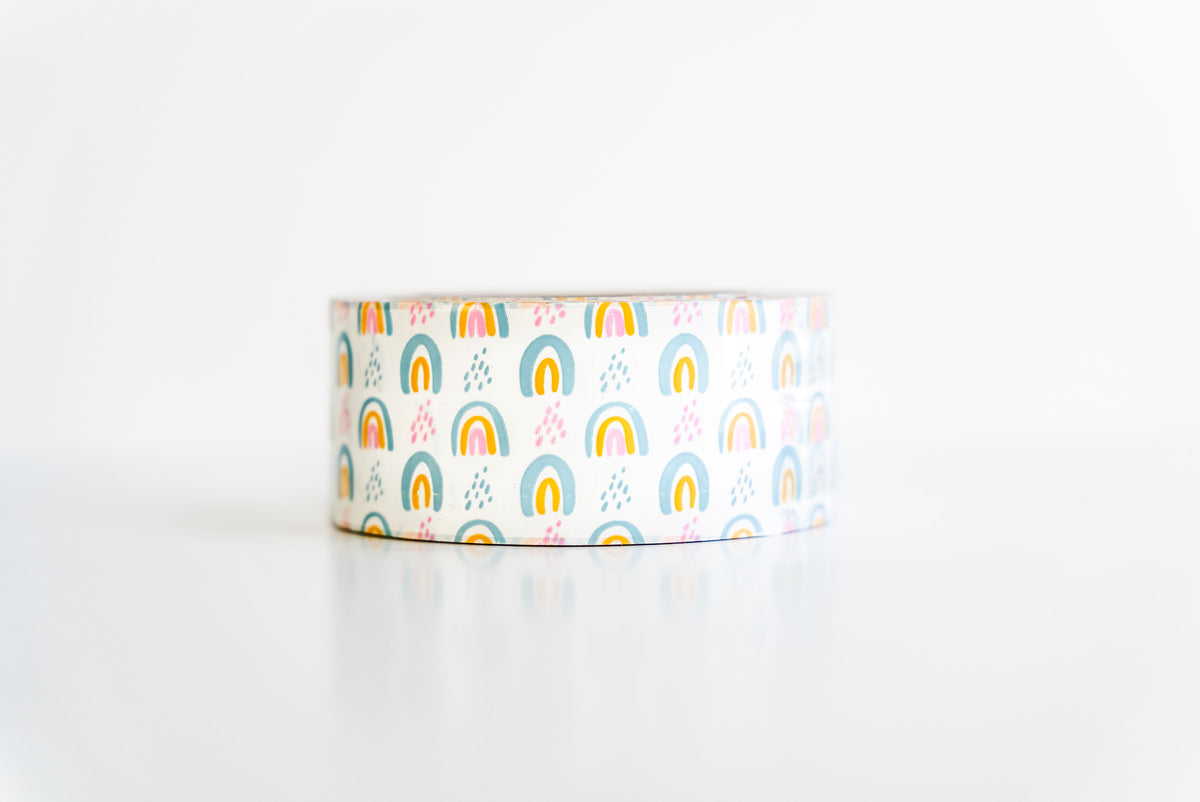 Boho Rainbow Print Packaging Tape 2&quot;