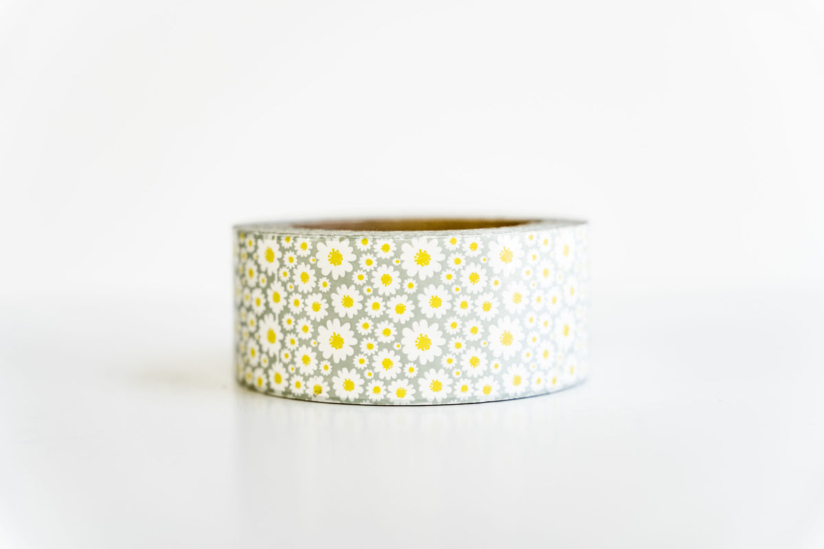 Daisy Floral Packaging Tape 2&quot;
