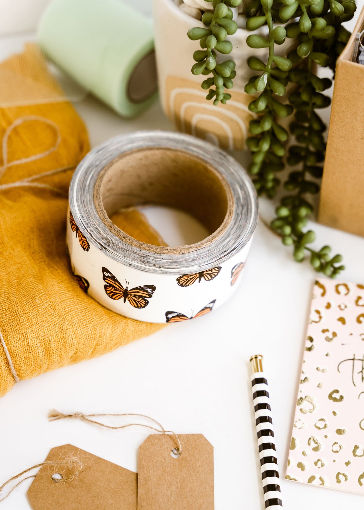 Monarch Butterfly Packaging Tape 2&quot;